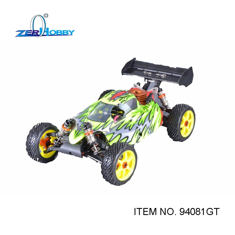 2PCS LOT RC CAR TOYS HSP PROFESSIONAL BAZOOKA 1/8 NITRO POWERED 4X4 OFF ROAD REMOTE CONTROL TW SH28 ENGINE  (ITEM NO. 94081GT)