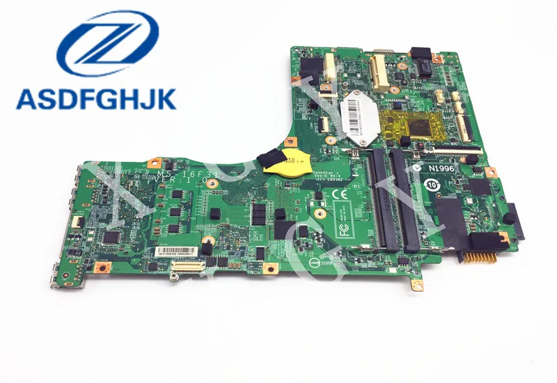 Clearance Laptop motherboard for MSI Motherboard MS-16F3 MS-16F31 VER 1.0 DDR3 Non-integrated 100% Test OK 4 Clearance Laptop motherboard for MSI Motherboard MS-16F3 MS-16F31 VER 1.0 DDR3 Non-integrated 100% Test OK 4