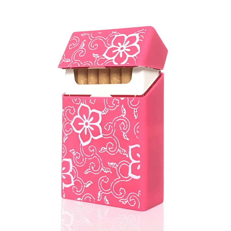 Вмещает 20 сигарет индивидуальный силиконовый чехол для сигарет Модный чехол эластичный резиновый Портативный чехол для мужчин и женщин