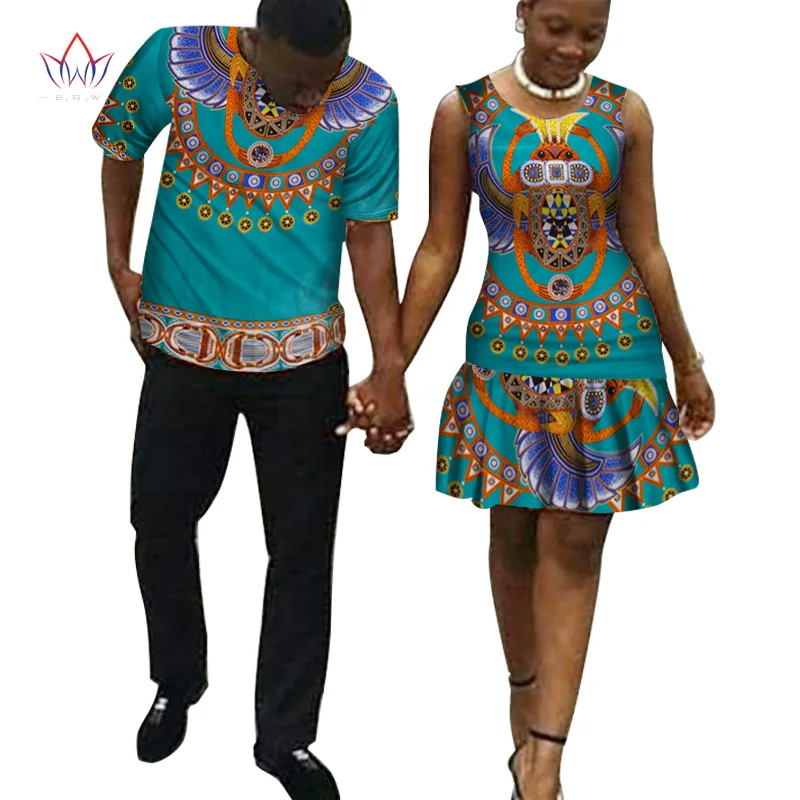 Buy New Mini Dresses for Women Couple Clothing dashiki
