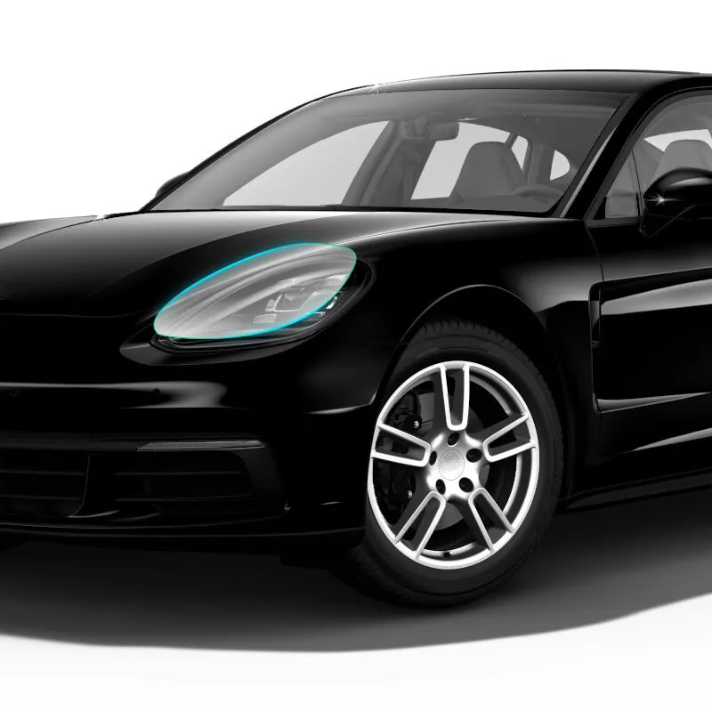 ТПУ Защитная пленка для фар автомобиля B-столб C-столб прозрачная наклейка для Porsche Cayenne, Panamera Macan