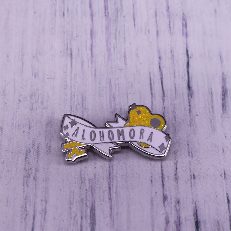 

Alohomora Key Holder Lapel Pin Brooch