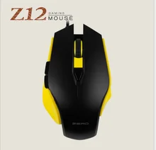 Metoo ZERO Z12 Wired Gaming Mouse USB Optical LED Lights Mouse Gamer 6 button For