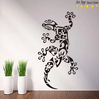 

Art new design home decoration cheap vinyl Gecko wall sticker removable room decorative PVC creative colorful animal decals