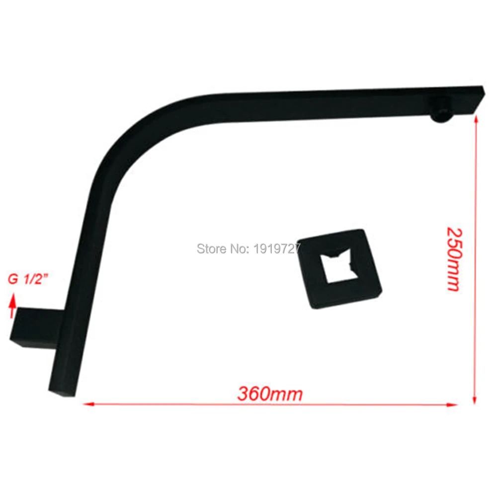 Factory Direct 100% Brass Matte Black Gooseneck