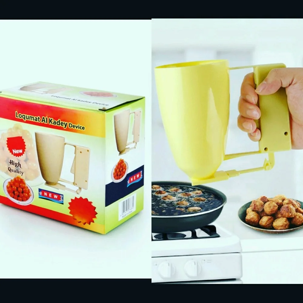 

Loqumat Al Kadey Device Meatball, Fishball, Sweet dumplings, Kaimat maker Meatballs Maker Meat Fish Ball Mold
