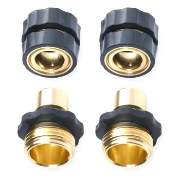 

1 Pair x Garden Hose Connector Quick Connect Fitting Pipe 3/4 Hose-Water Hose Quick Connector
