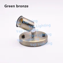 Универсальный 180 градусов рулевого управления Edison E27 держатель лампы керамический патрон для лампы зеленая бронза металлический потолочный в виде розетки потолочные навес