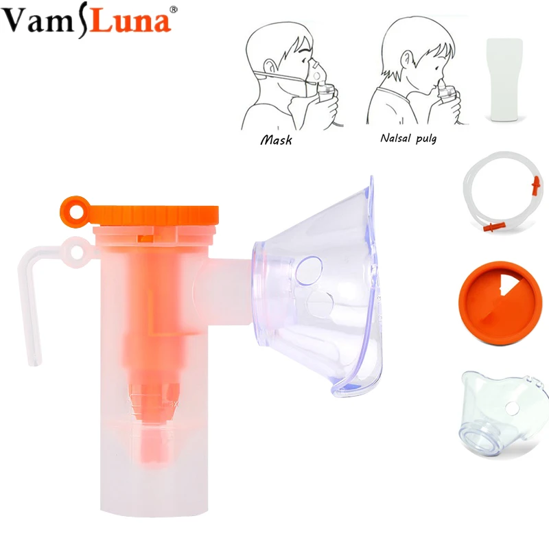

One Time New Design Mini Nebulizer Machine uesd Adjustable Cup With Adult Children Mask
