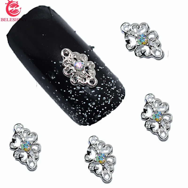 

50pcs 3d nail jewelry decoration nails art glitter rhinestone for manicure Color gem design nail accessories tools #171