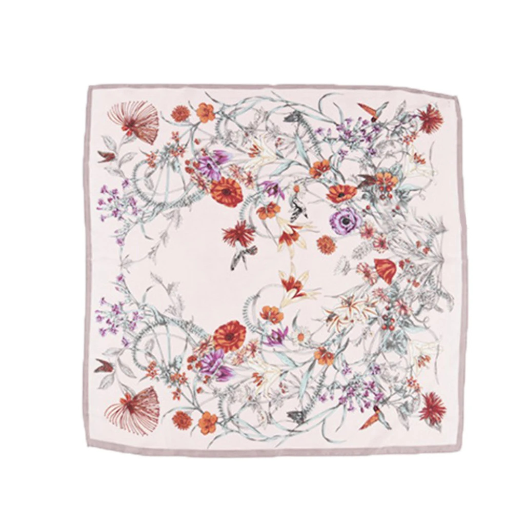 Womens Satin Silk Feeling Formal Square Neck Scarf Head Hair Scarf Wraps