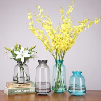 

Cute Candy Color Modern Flower Vase Colorful Glass Vase High Quality Nordic Vase Decoration Home Housewarming Gifts