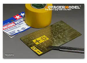 KNL HOBBY модель Voyager TEZ073 немецкие железные кресты простые наклейки с