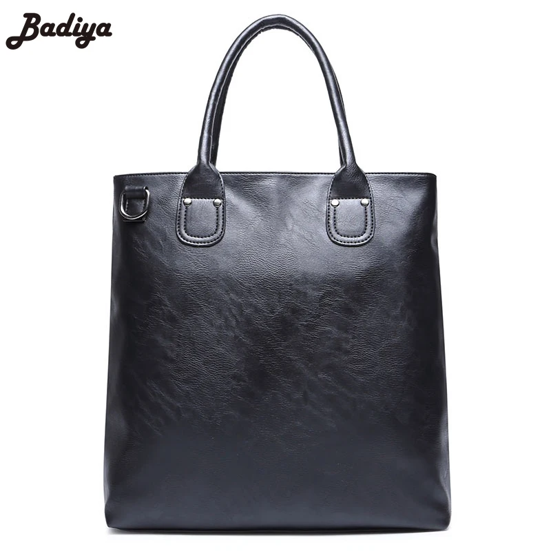 

New Fashion Male Briefcase Dress Handbag Made of PU Leather Daily Phone Pouch Business Functional Tote Bag Exclusive Men's Bag