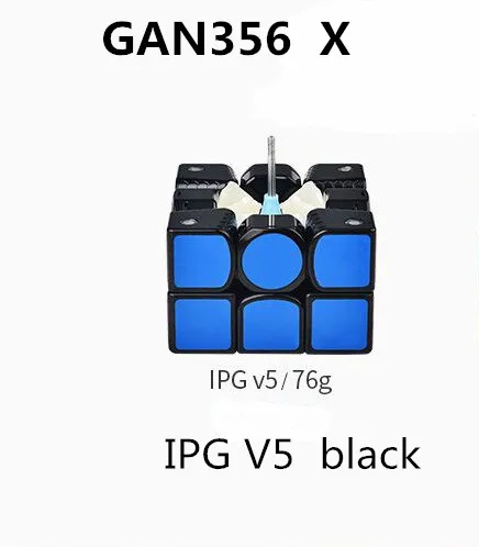 Gan356 X 3x3x3 магнит Gans 3x3x3 IPG V5 числовой IPG Профессиональный GAN 356X3x3 магический скоростной куб Развивающие игрушки - Цвет: IPG V5  black