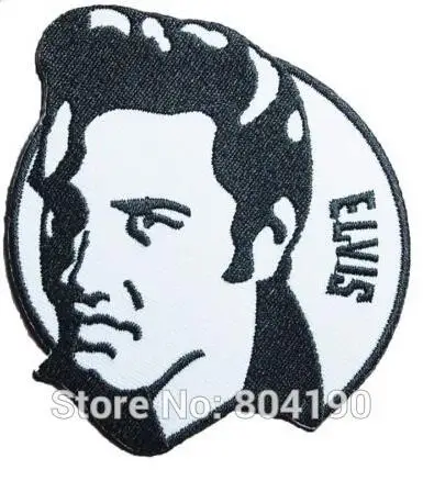 

Elvis Presley Music Band Iron On/Sew On Patch Tshirt TRANSFER MOTIF APPLIQUE Rock Punk Badge Wholesale
