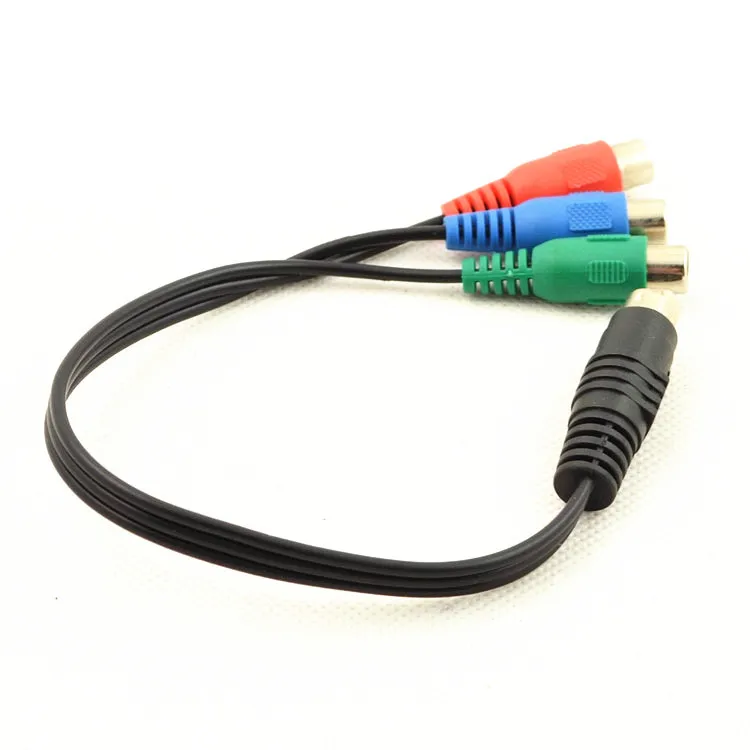 9 PIN S Video до 3 RCA RGB tv HD адаптер кабель 0 м Бесплатная доставка|3 rca|rca rgbs-video pin |