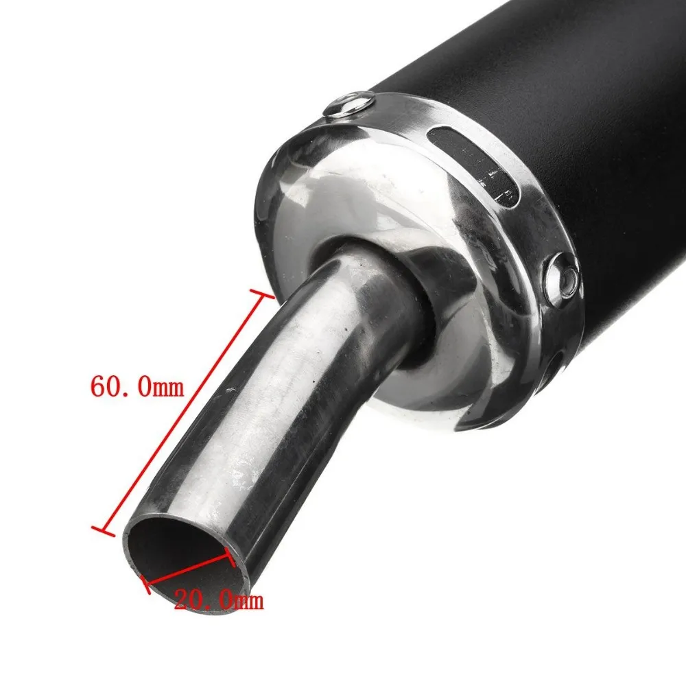 New Styling Universal Motorcycle Racing Exhaust Muffler Silencer Pipe For Street Scooter 8