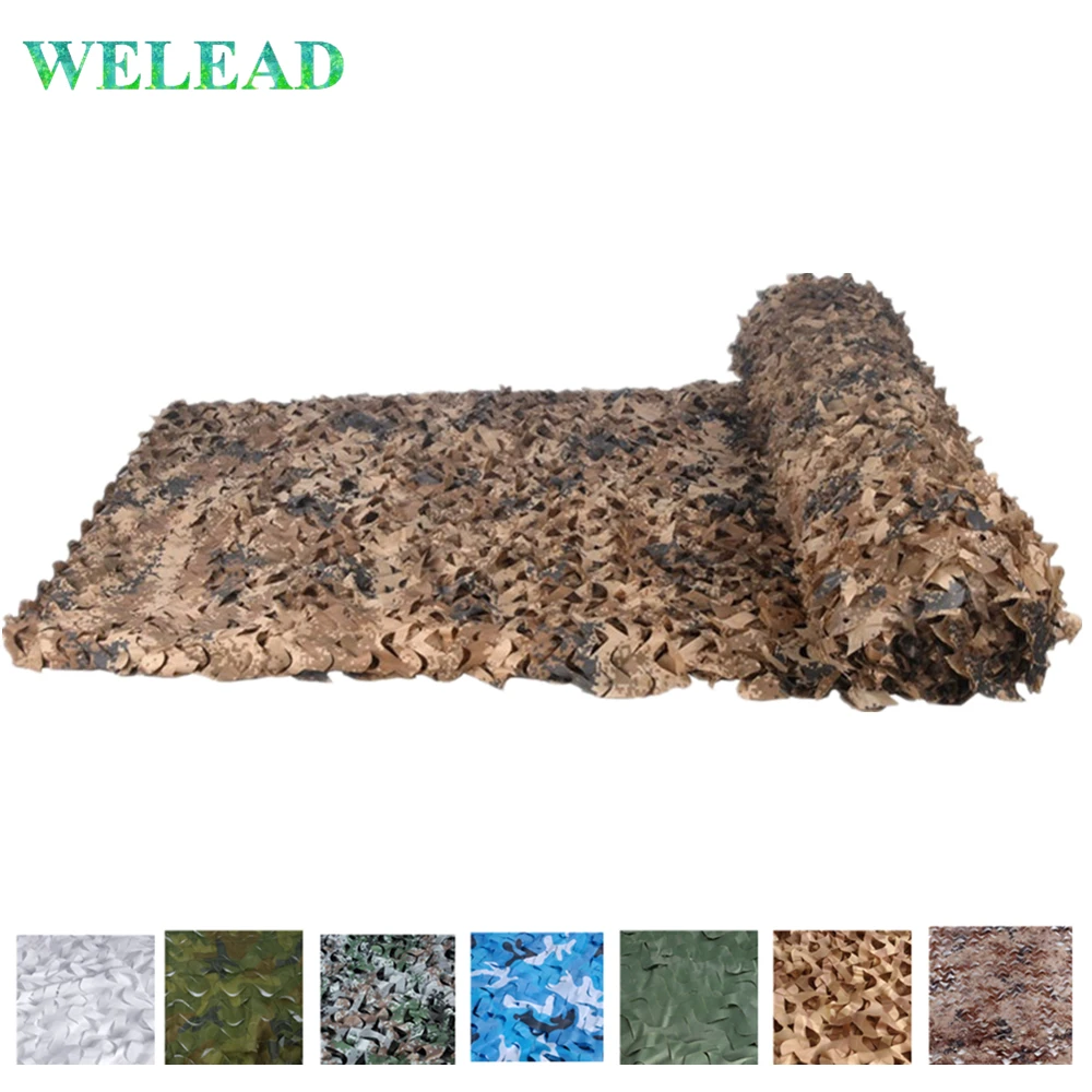 

WELEAD 2mx2m Simple Hunting Camouflage Nets Military Camo Netting Tarp for Car Tent Sun Shelter for Beach Tent Awning for Garden