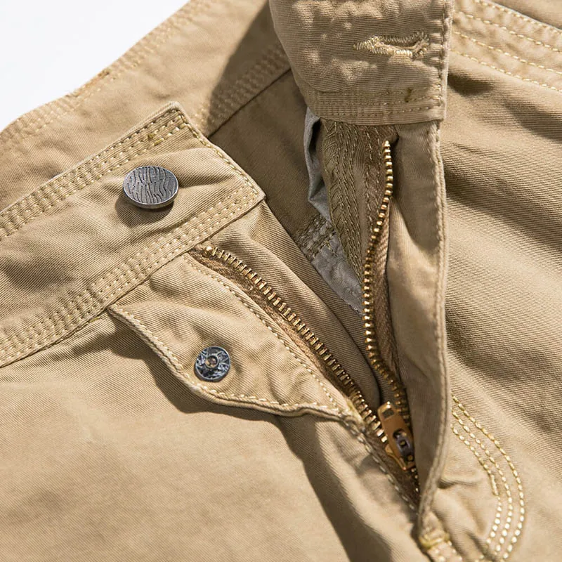 High Quality Men's Casual Loose Pants Spring Autumn Cotton Army Tactical Military Cargo Pants Men Overalls Long Trousers Joggers