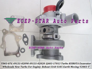 

Free Ship TD03 49131-02020 1J403-17013 49131-02090 Turbo For KUBOTA Industrial Earth Moving Excavator V2003-T for Bobcat S160 3B