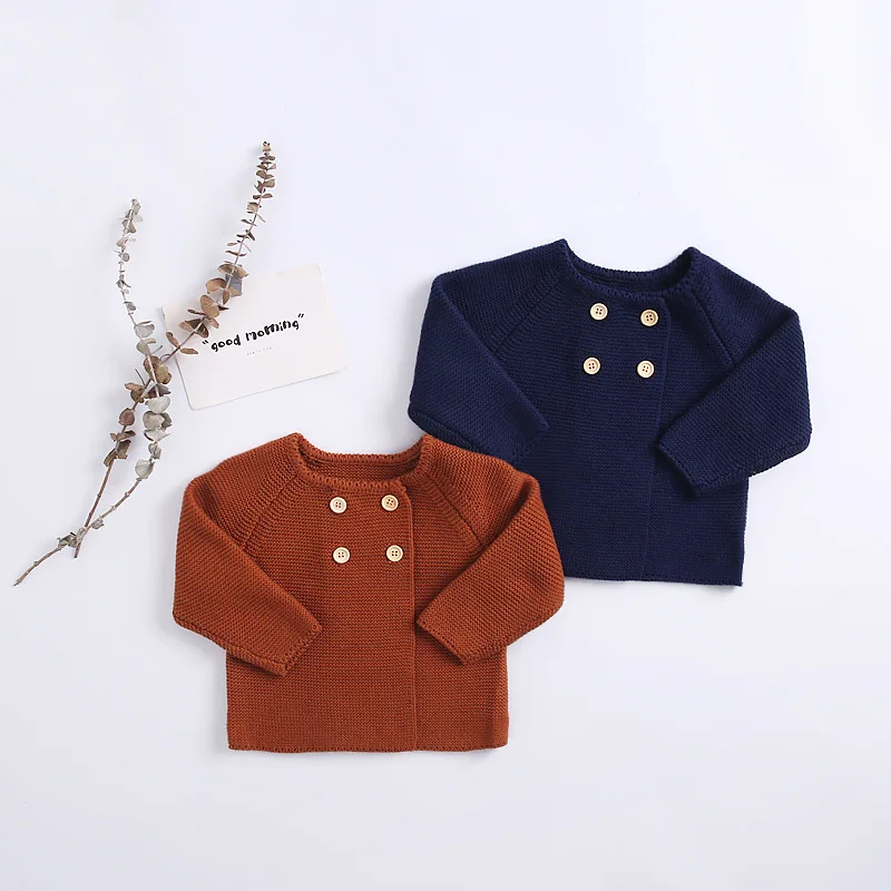 Вязаная одежда для малышей; осенне-зимний комплект одежды для новорожденных мальчиков и девочек; шерстяной хлопковый кардиган для малышей+ шорты; одежда для малышей