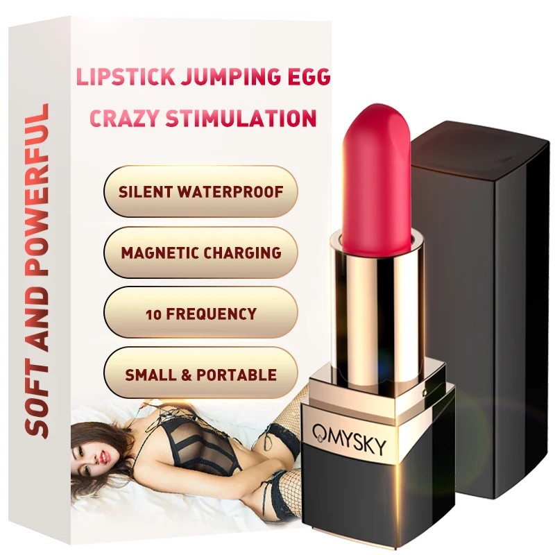 Secret Lipstick Egg Jumping Massage Hot Sale Mini Electric Bullet Vibrator Masturbator Clitoris Stimulator Sex Toys