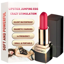 Secret Lipstick Egg Jumping Massage Hot Sale Mini Electric Bullet Vibrator Masturbator Clitoris Stimulator Sex Toys for Woman