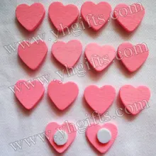 1000 шт./партия. светло-розовая наклейка в виде сердца, 1.8см. детские игрушки, набор для скрапбукинга, Ранние развивающие DIY. детские поделки. классическая игрушка