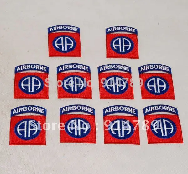 

10 PCS WW2 US ARMY 82ND AIRBORNE DIVISION PARATROOPER SHOULDER PATCH BADGE -32051