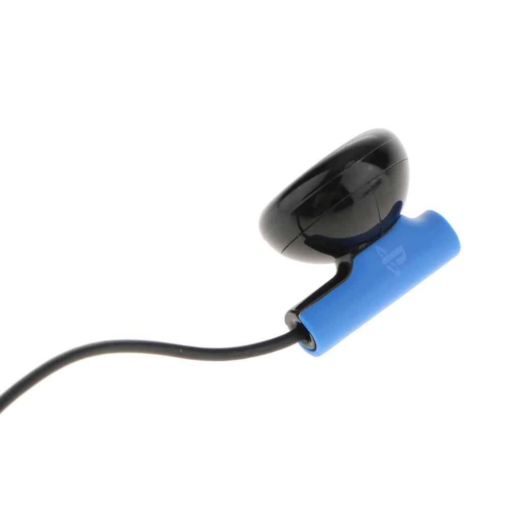 3.5mm Jack Single Earphone with Microphone Mono Earphone Single Earbud Earplug Headphone Earpiece for Sony PS4 1.2m/4ft