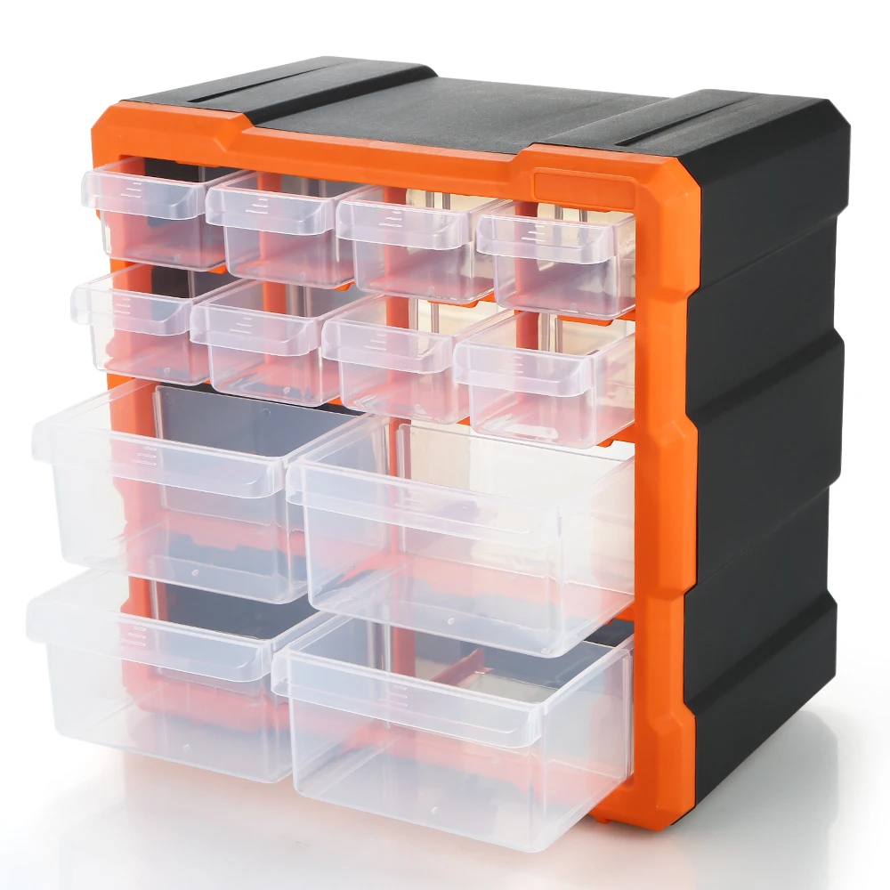 Ящик пластиковая коробка для хранения деталей аппаратная Коробка органайзер мастерская инструменты компоненты контейнер