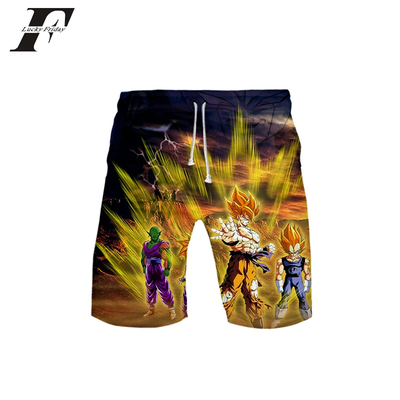 

DRAGON BALL 3D shorts men Summer short homme Men 2019 pant HIP HOP Trend Shorts New Popular mens shorts summer
