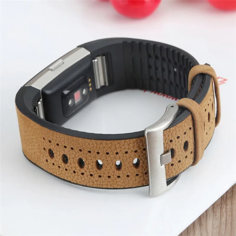 

CARPRIE Smart Accessories Replacement TPU Leather Band Strap Bracelet For Fitbit Charge 2 nov24