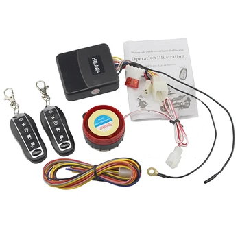 

12v Motorcycle Scooter Alarm 125dB Motorbike Anti-theft Security Immobiliser Alarm System Keyless Remote Control Engine Start