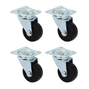 

4Pcs 32mm Diameter Furniture Caster Wheels Roller Swivel Trolley Cart Wheels