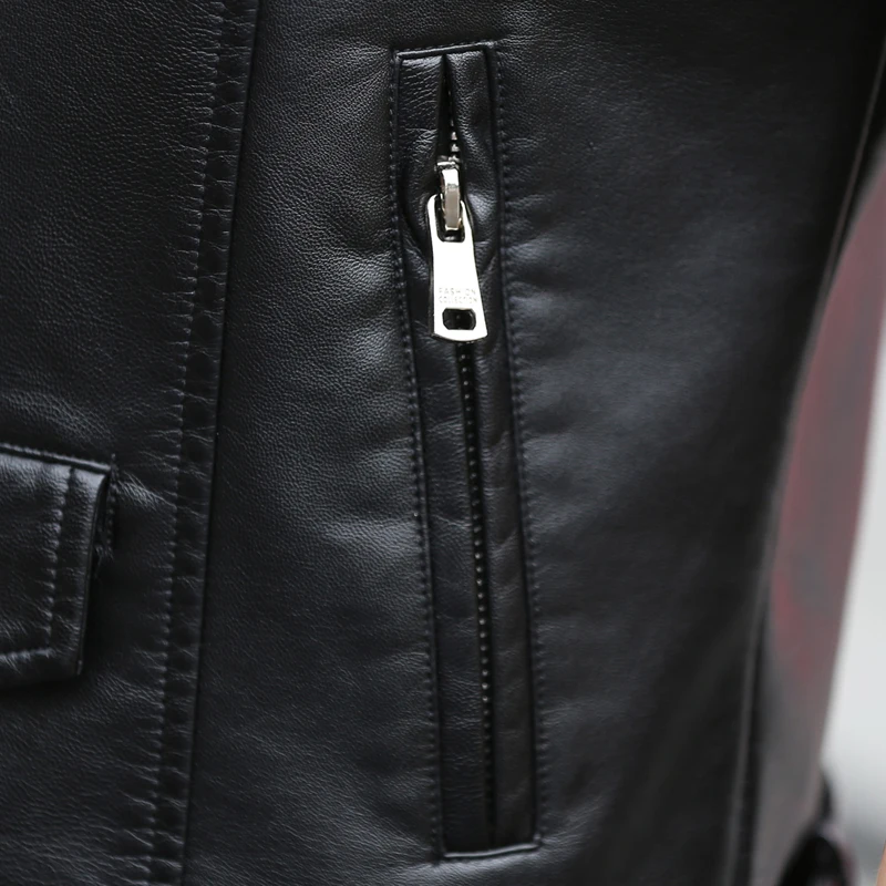 Модный мужской кожаный Байкерский жилет с погонами на плечах, мужской жилет из искусственной кожи, куртка без рукавов, пальто, верхняя одежда KL8852