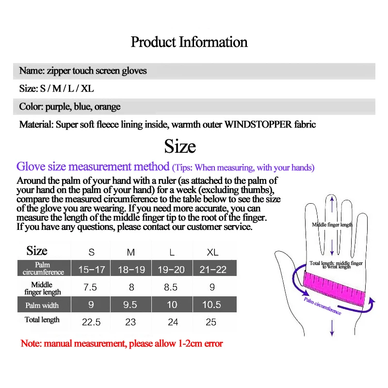 Sireck Fleece Thermal Cycling Gloves Winter Windproof Chill-proof Bicycle Gloves Touchscreen Full Finger Bike Gloves Gants Vtt