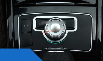 

Alluminum Alloy Interior Console Centre Multimedia Button Cover Trim For Mercedes Benz C Class W204 2010 2011 2012 2013