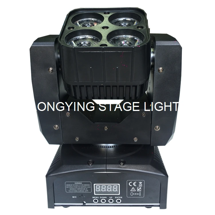 Бесплатная доставка 6 шт./лот CREE RGBW 4в1 4x15 Вт Led Луч Moving Head моющийся свет 15 LED DMX