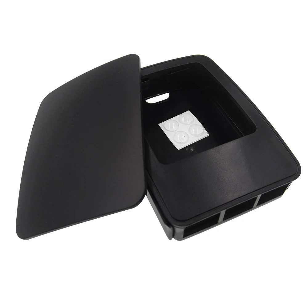 Ultime Caso Raspberry Pi 3 Ufficiale Custodia Abs Nero Professionale Box Solo Per Raspberry Pi 3 Modello B Protettiva In Plastica Caso