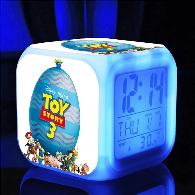 Toy story buzz lightyear woody Alarm Clocks,Flashing light and sound
