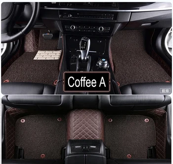 

Car floor mats for Hyundai Santa Fe ix35 Tucson Elantra Sonata Verna Accent Solaris 5D car-styling carpet liners