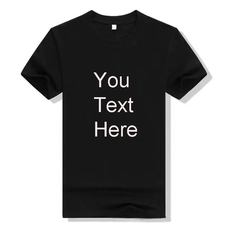 

New Summer 2017 photo text logo Custom T Shirt Men/Women Clothing Short Sleeve Printed Custom T-shirt DIY Design Tee Shirts