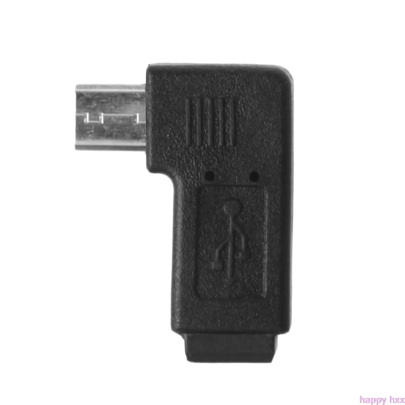 90d левый и правый угловой мини USB 5Pin гнездо к Micro адаптер для синхронизации