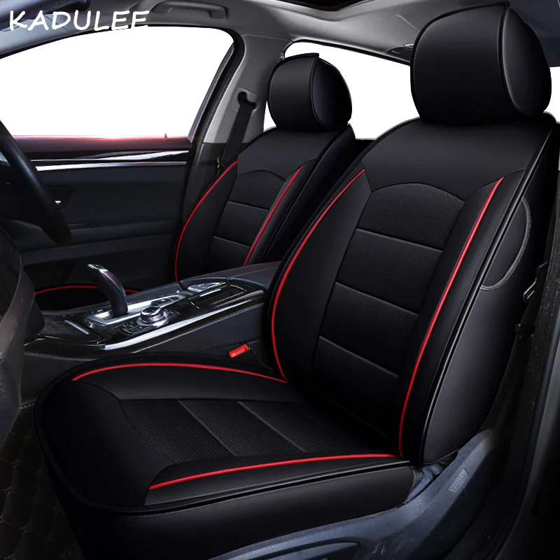  KADULEE custom real leather car seat cover for Volkswagen vw UP scirocco R36 Multivan Caravelle Sha