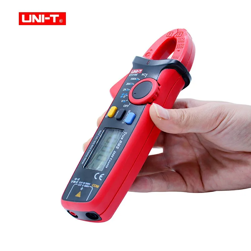 Мини цифровой клещи UNI-T UT210E True RMS Авто Диапазон 2000 счетчик ЖК-дисплей мультиметры Мегаомметр