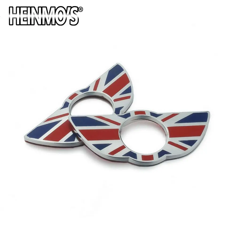 Для MINI Cooper Countryman Paceman для MINI R60 R61, стильный Автомобильный интерьер, дверной замок, наклейка на крыло для MINI Cooper, аксессуары - Название цвета: Red Union Jack
