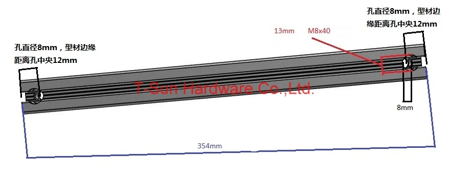 Серебряный Алюминий алюминиевый профиль 3030 30*30 для Haribo Edition prusa I3 MK2 3D принтер