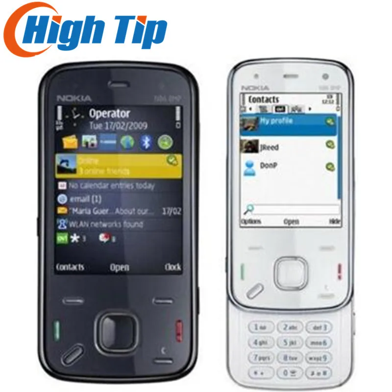 Русская клавиатура Nokia N86 оригинальная разблокированная GSM 3G WIFI GPS 8 Мп мобильный